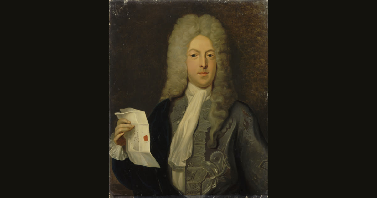 Portrait of John Law.