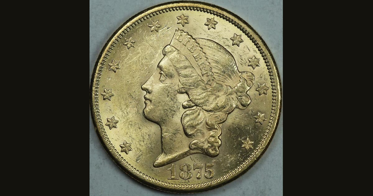 Double eagle of 1875, Carson City.
