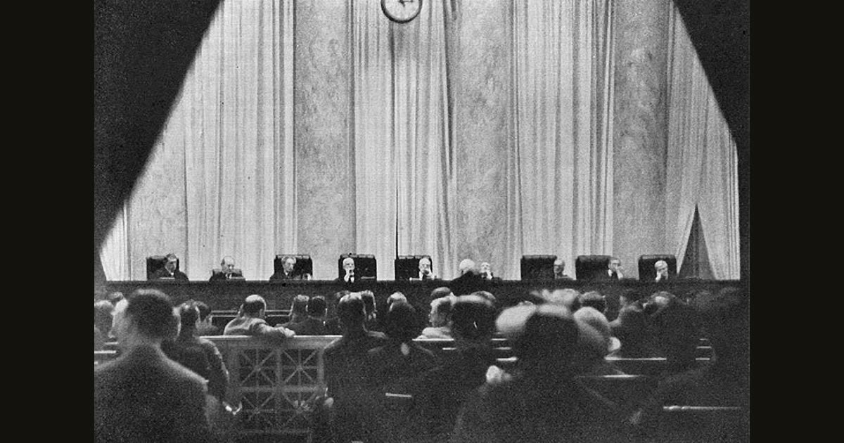 The Supreme Court in session on 7 June 1937.